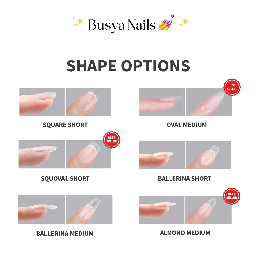 Busya Nails - Red Cherry Polka Dots 3D Pressed On Nails Kuku Palsu Free Tools